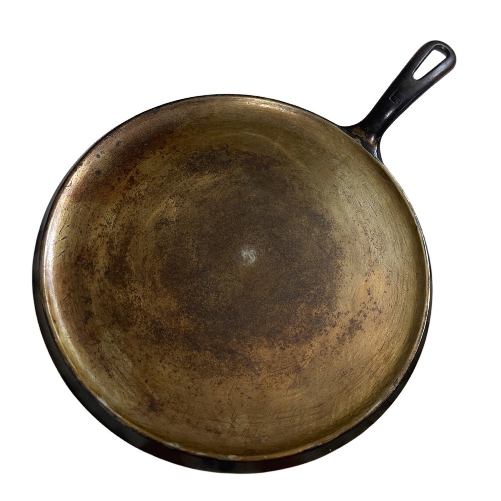 Griswold Cast Iron Handle Griddle No. 9 609 G‎ Erie PA Flat 11" Vtg GC Camping